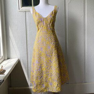Kate Spade Floral Organza Dress, Size 14
